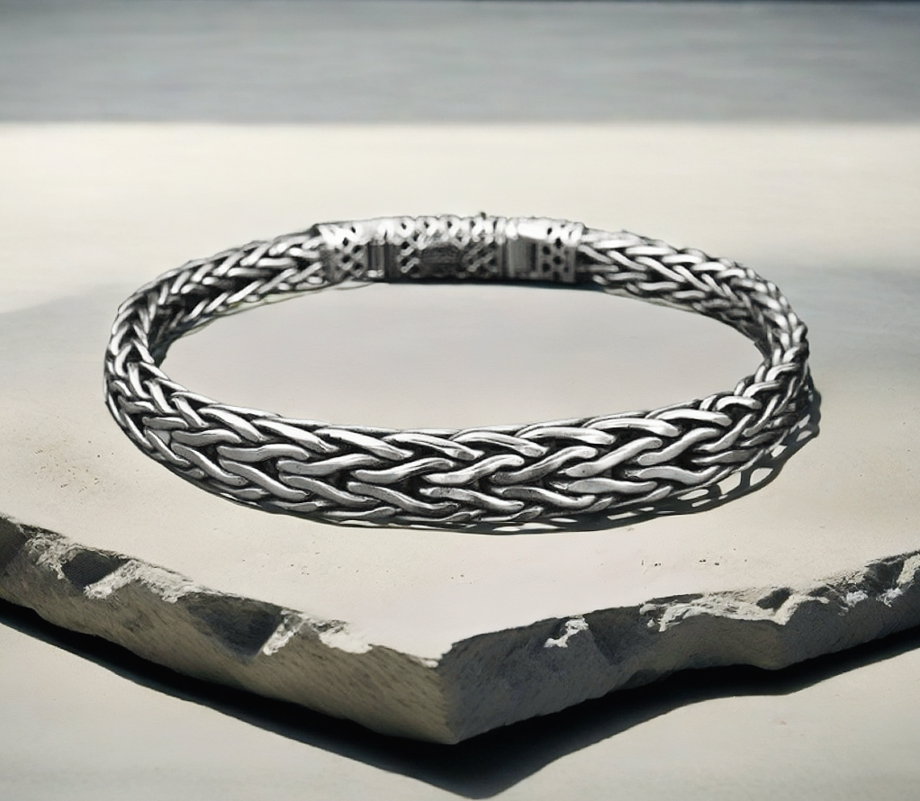 Braided Silver Chain (Item No.B0632)