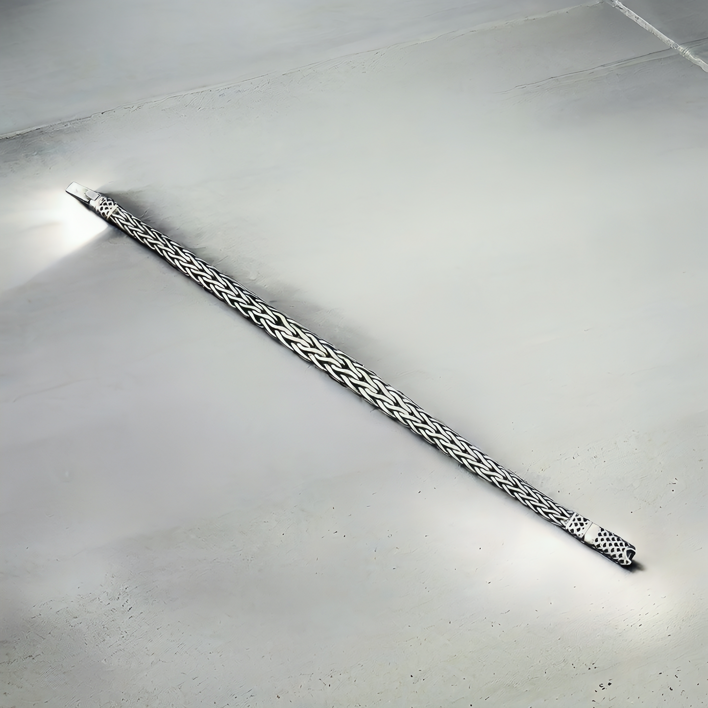 Braided Silver Chain (Item No.B0632)