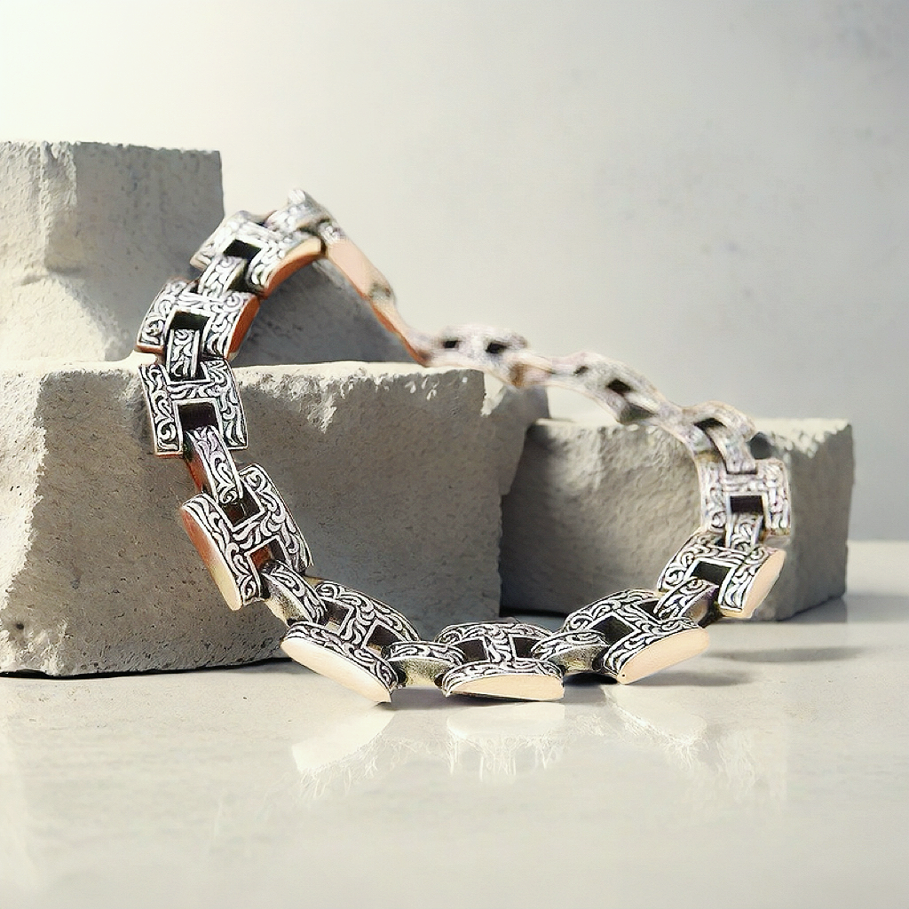 Braided Silver Chain (Item No.B0633)