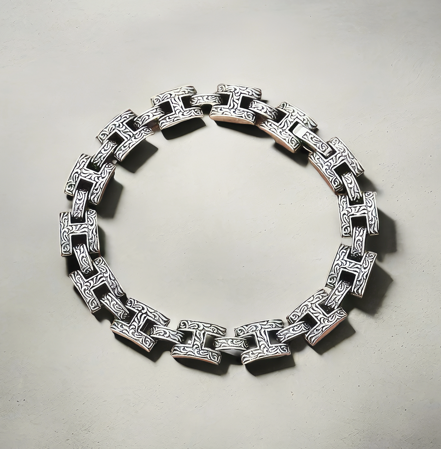 Braided Silver Chain (Item No.B0633)