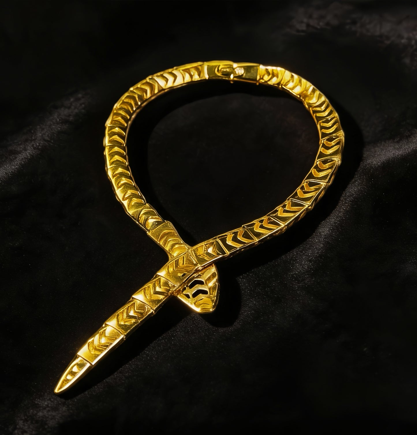 Gold Ouroboro Set/ Necklace Bracelet Ring (Item No. GP0017)
