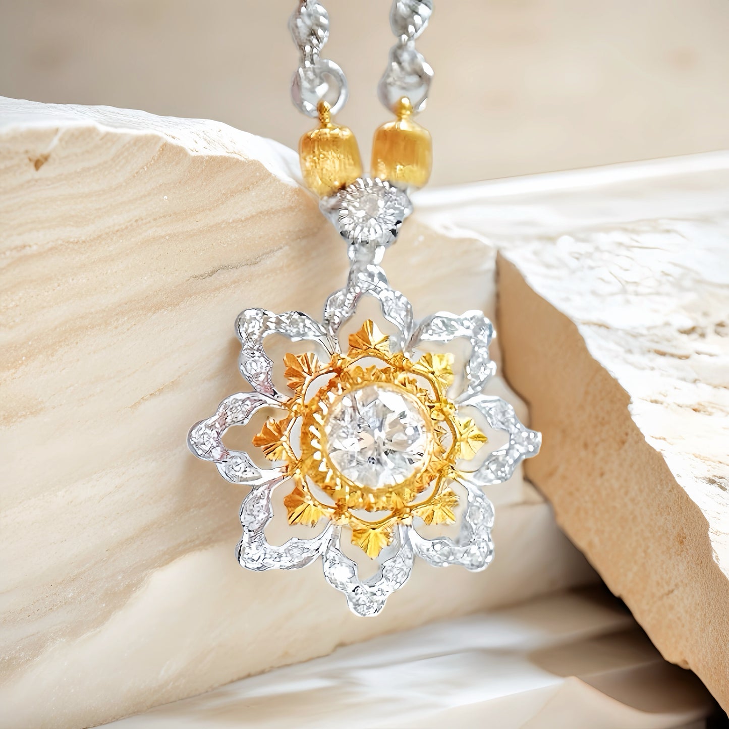 Vintage 18k Gold Diamond Pendant (Item No. VT096)