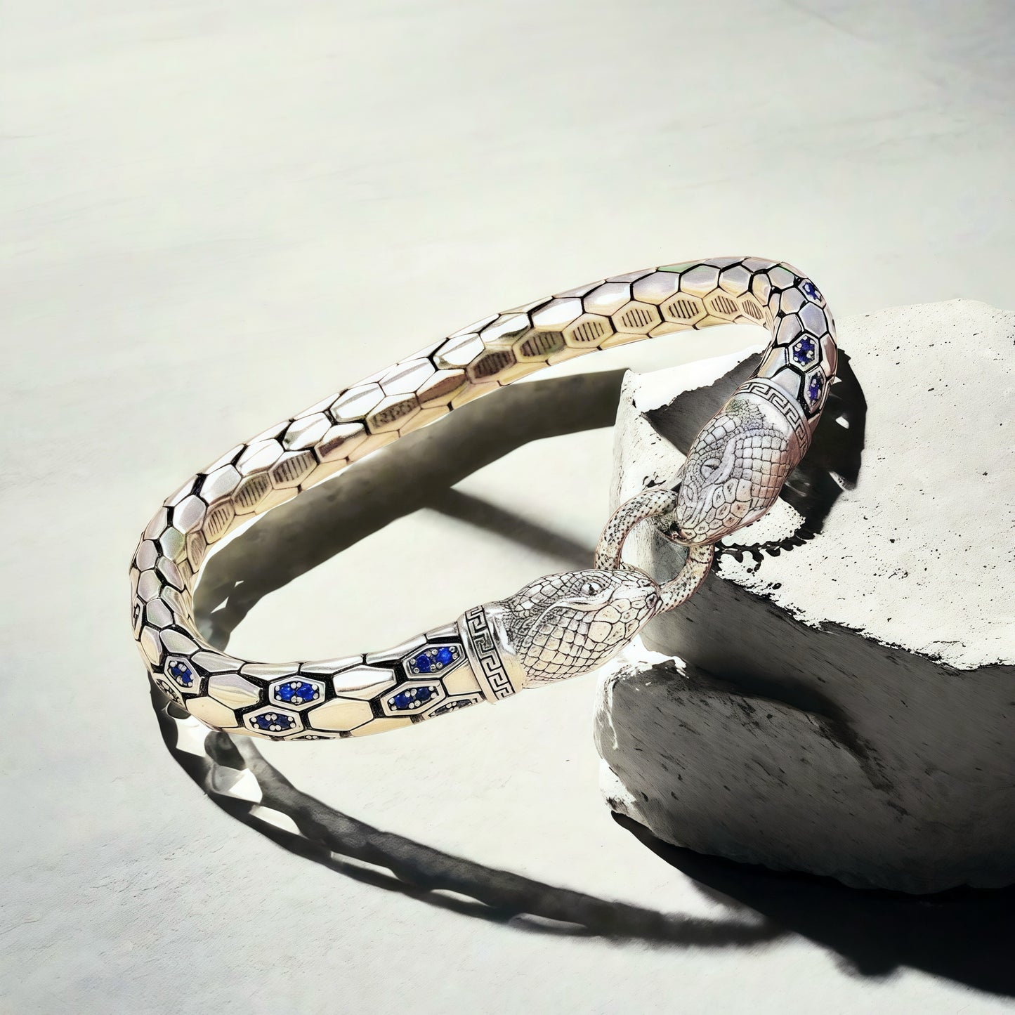 Snake Fashion Silver Bracelet (Item No. B0649)