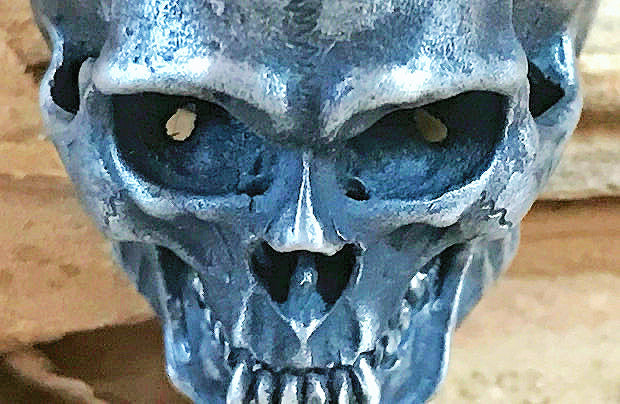 Skull Silver Ring (Item No. SC015)