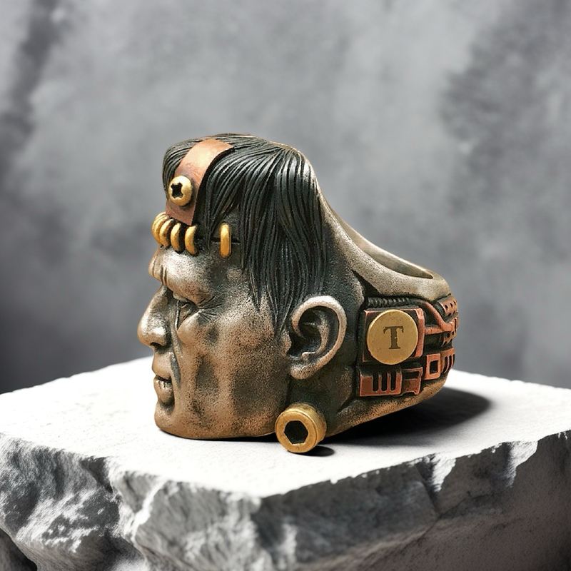 Frankenstein Silver Ring (Item No. SC029)