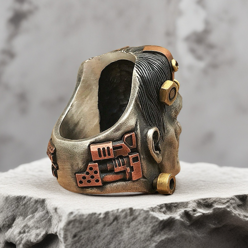 Frankenstein Silver Ring (Item No. SC029)