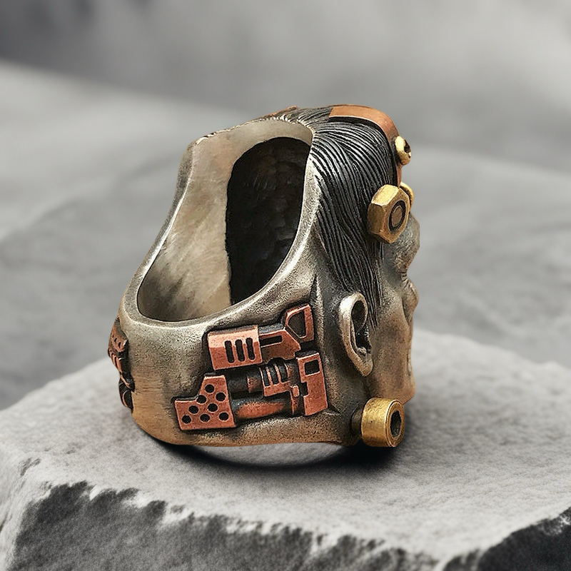 Frankenstein Silver Ring (Item No. SC029)