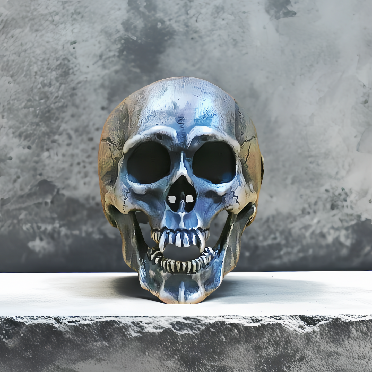 Skull Silver Ring (Item No. SC015)