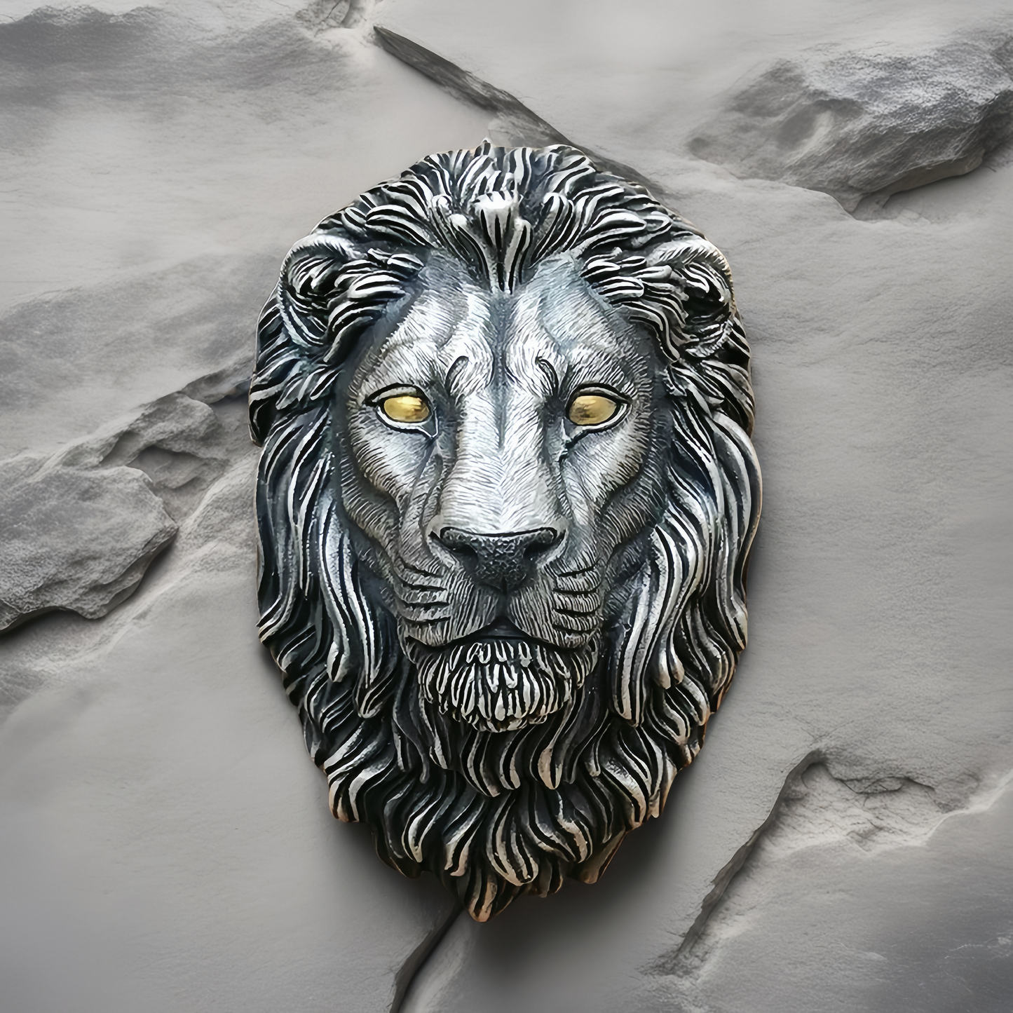 Lion Silver Pendant (Item No. SC010)