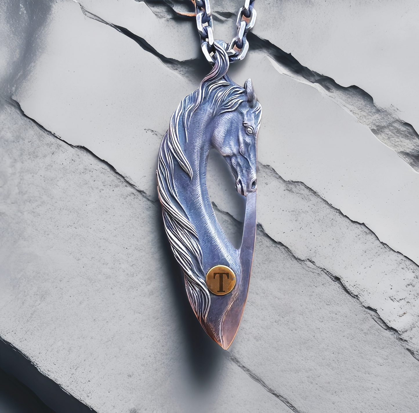 Horse Silver Pendant (Item No. SC006)