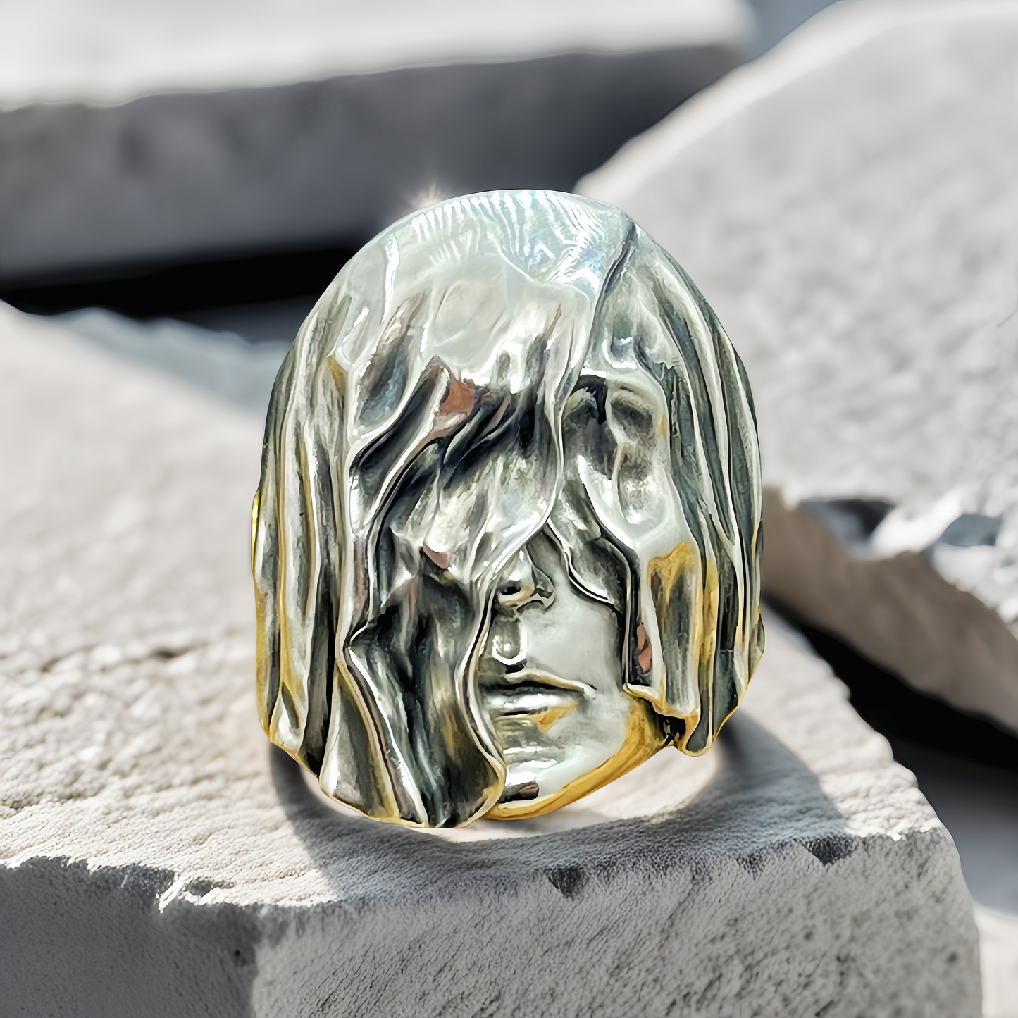 Guards Your Heart Silver Ring (Item No. SC005)