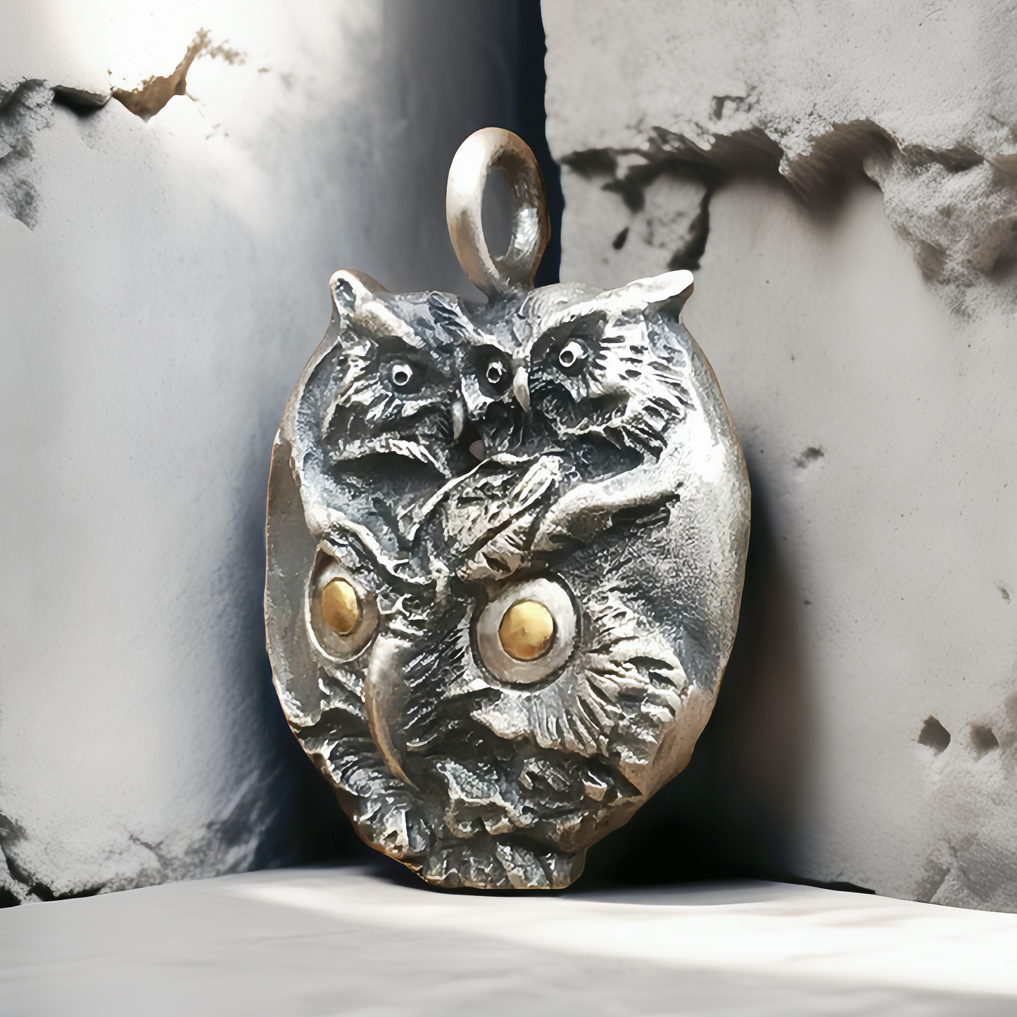 Owl Silver Pendant (Item No. SC004)
