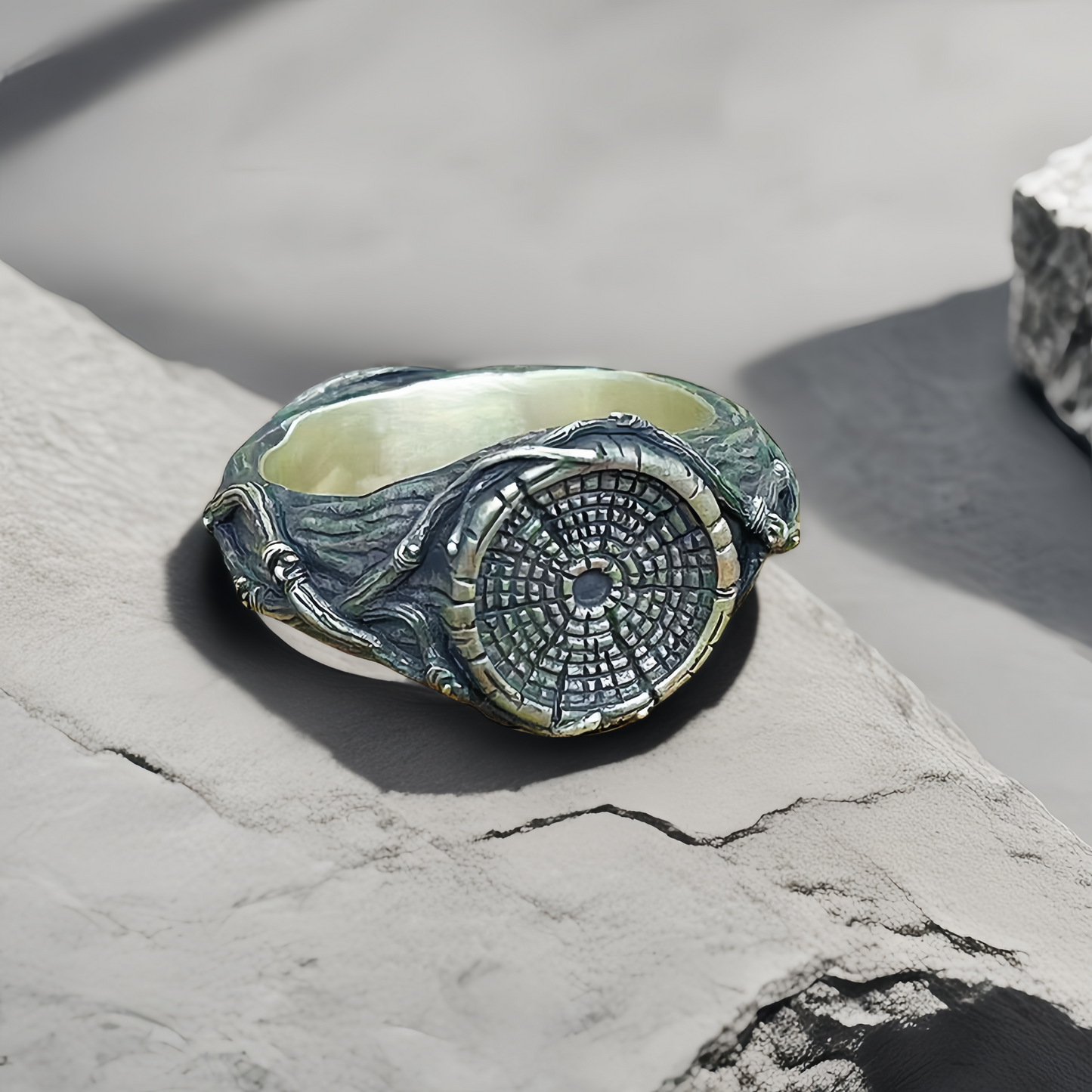 Annual Ring Silver Ring (Item No. SC011)