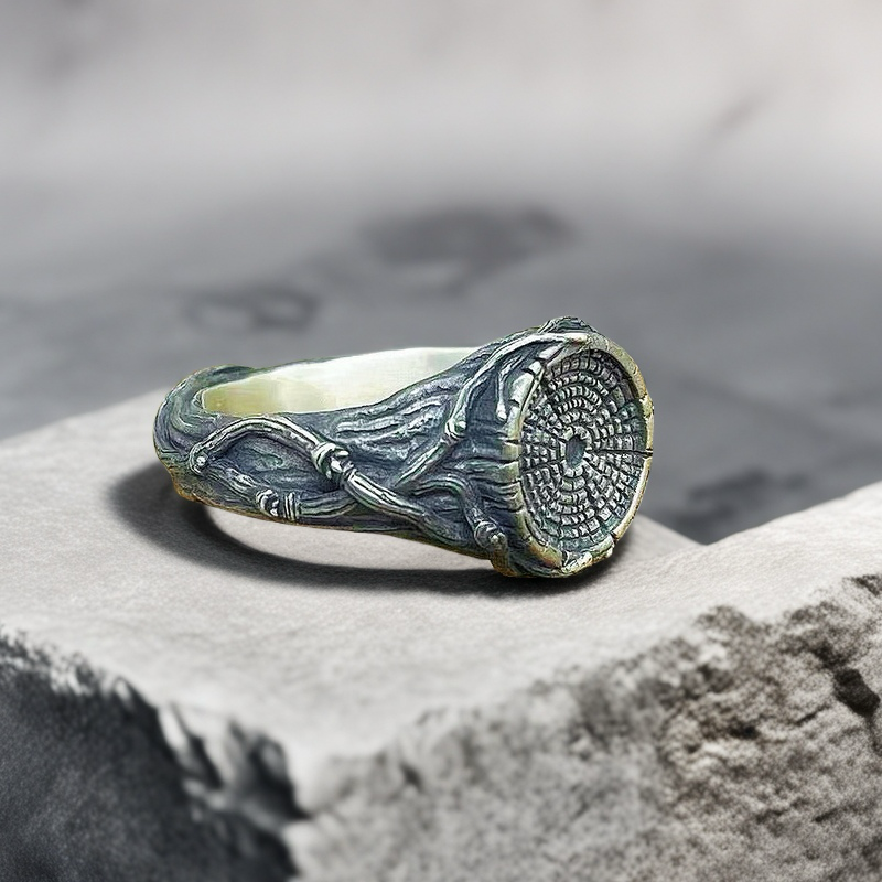 Annual Ring Silver Ring (Item No. SC011)