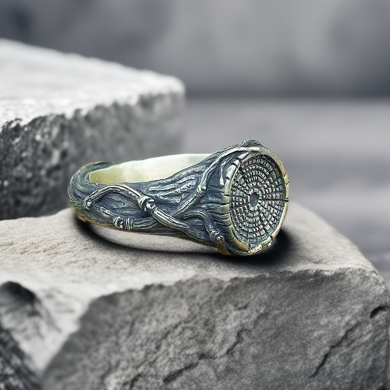 Annual Ring Silver Ring (Item No. SC011)