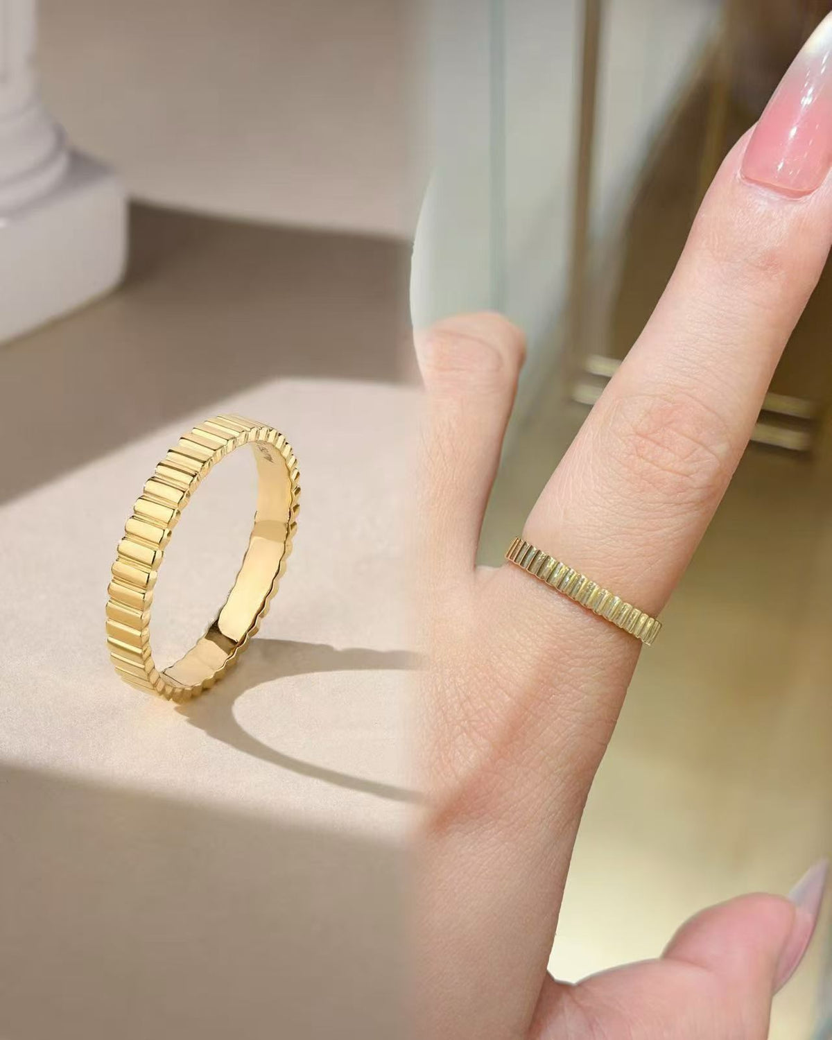 18k Gold Ring (Item No. HFR003)