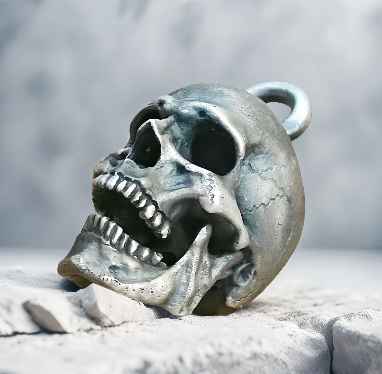Skull Silver Pendant (Item No. SC014)