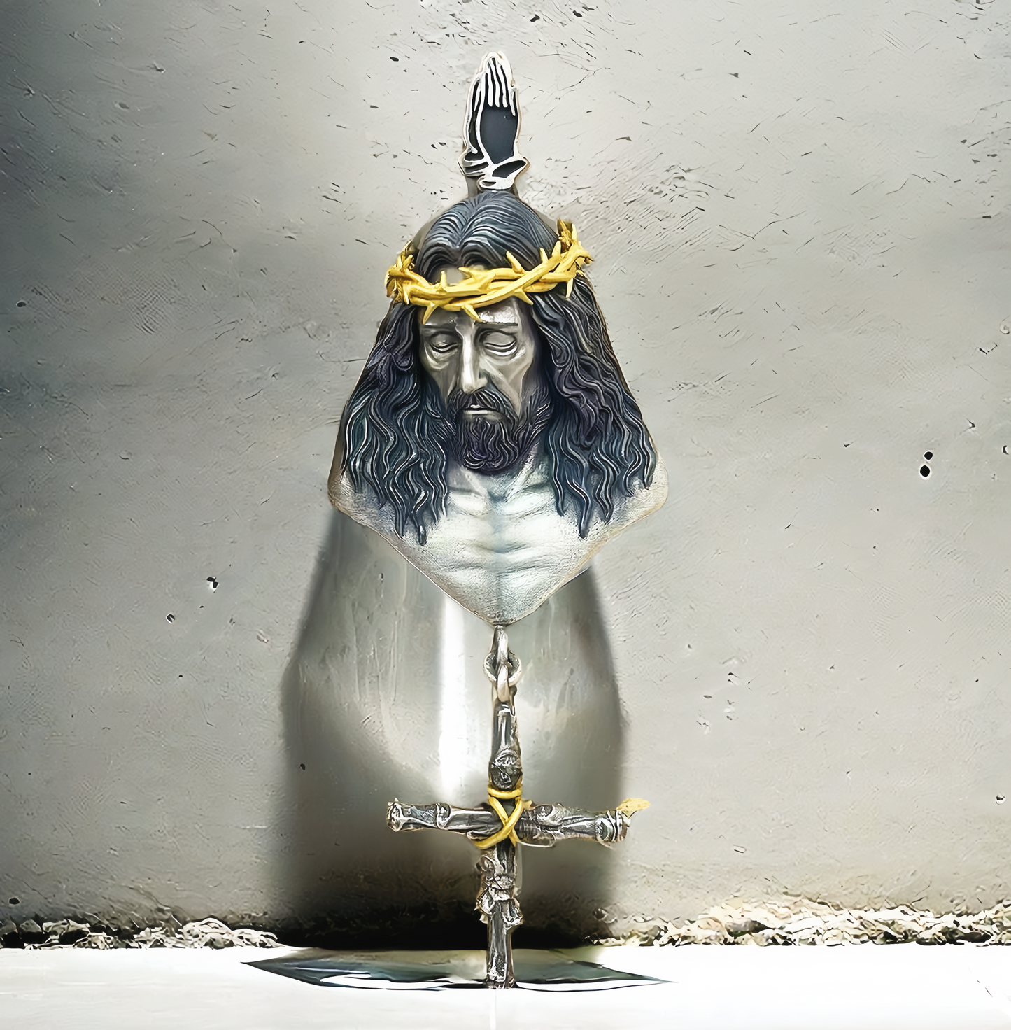 Jesus Silver Pendant (Item No. SC028)