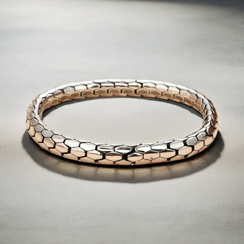 Snake Silver Bracelet (Item No. B0677)