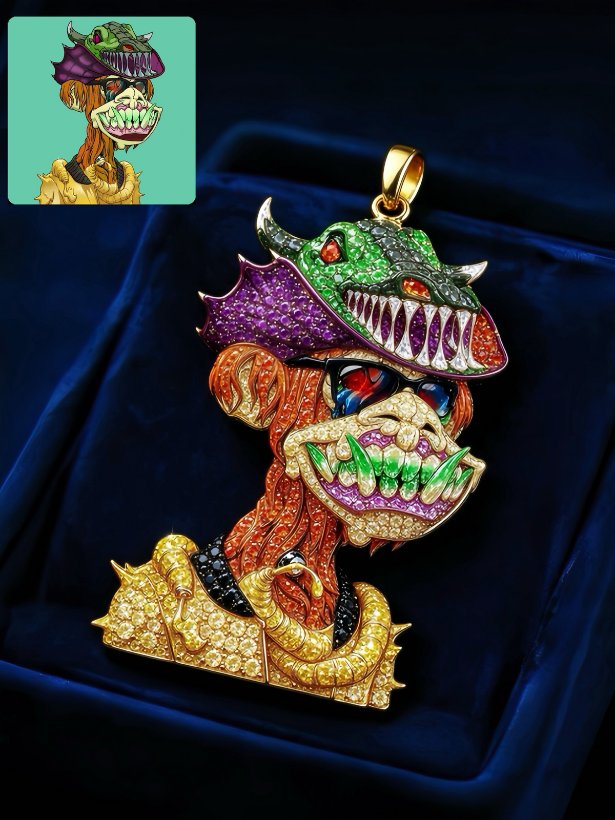 Relief 2.5D Edition | Bespoke Service For Mutant Ape Yacht Club (MAYC) Holders | Encrypted NFC