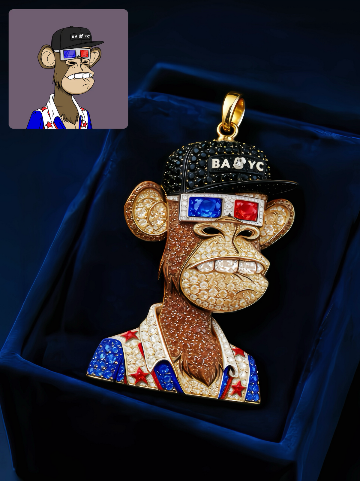 Relief 2.5D Edition | Bespoke Service For Bored Ape Yacht Club (BAYC) Holders | Encrypted NFC