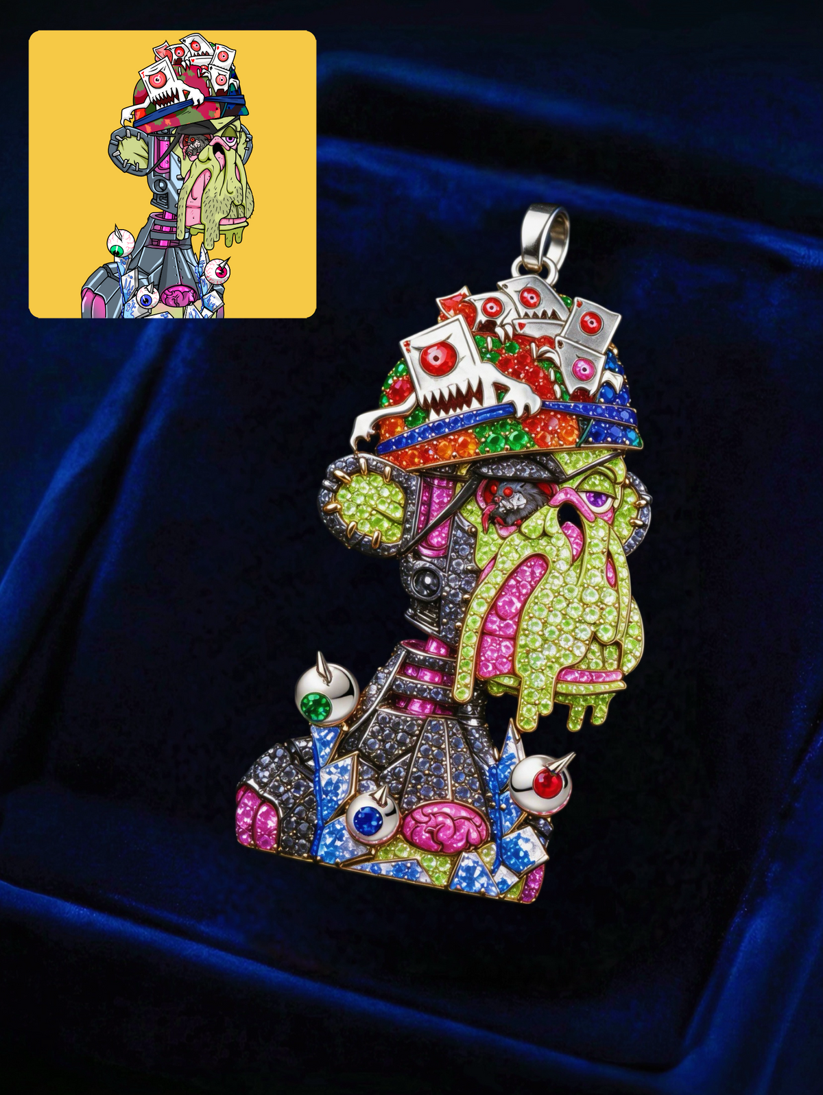 Relief 2.5D Edition | Bespoke Service For Mutant Ape Yacht Club (MAYC) Holders | Encrypted NFC