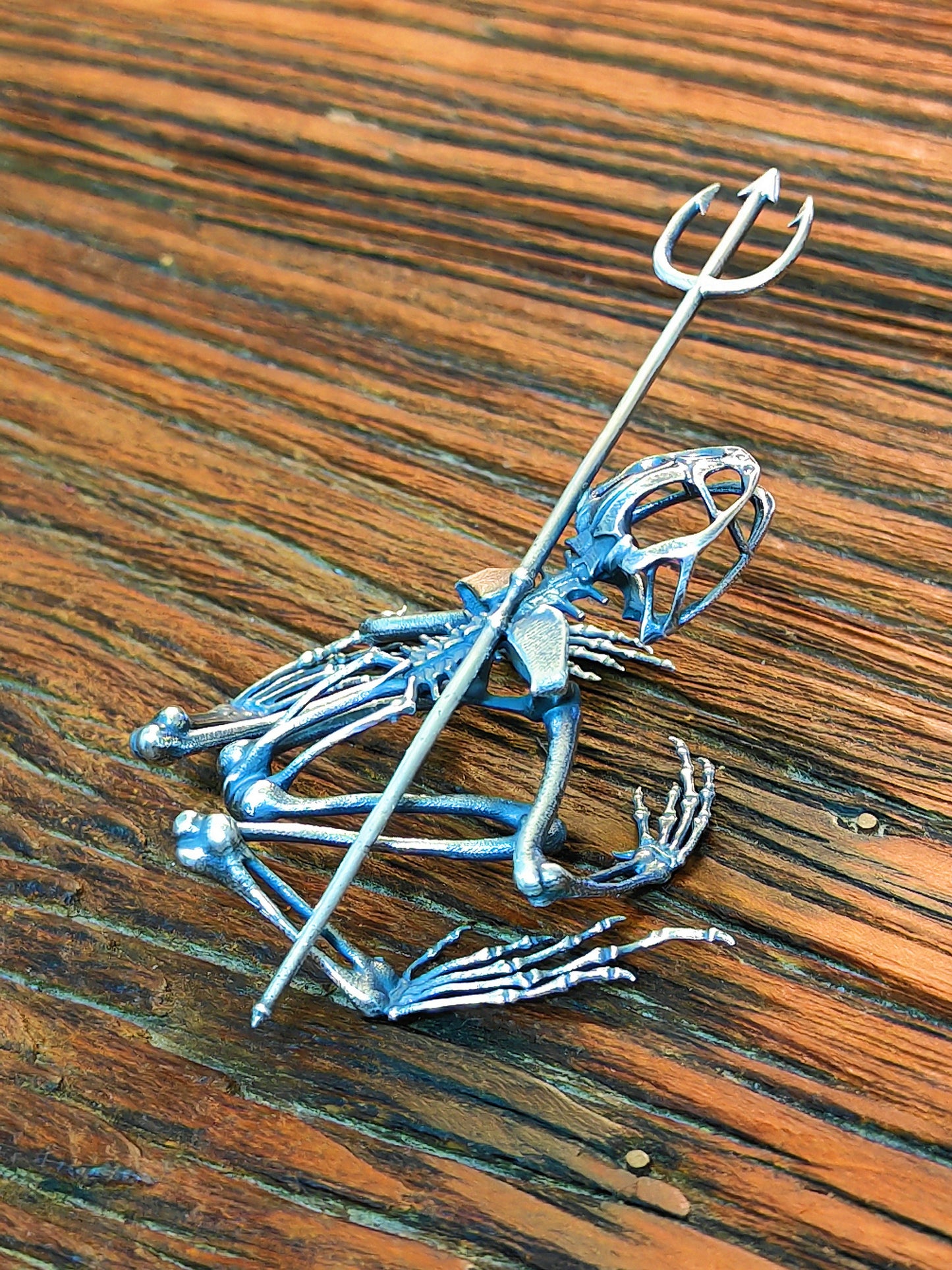 Frog Skeleton Silver Statue Tartaria Onlinestore