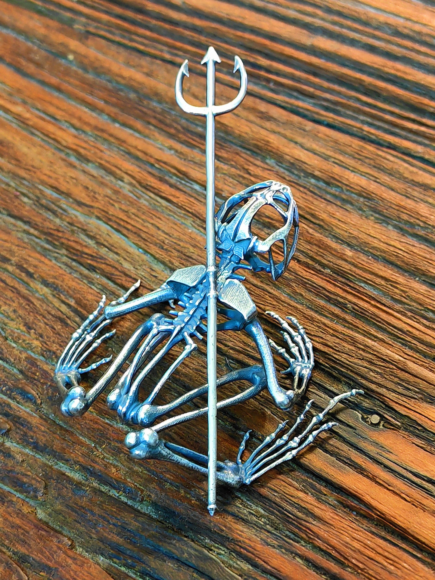 Frog Skeleton Silver Statue Tartaria Onlinestore
