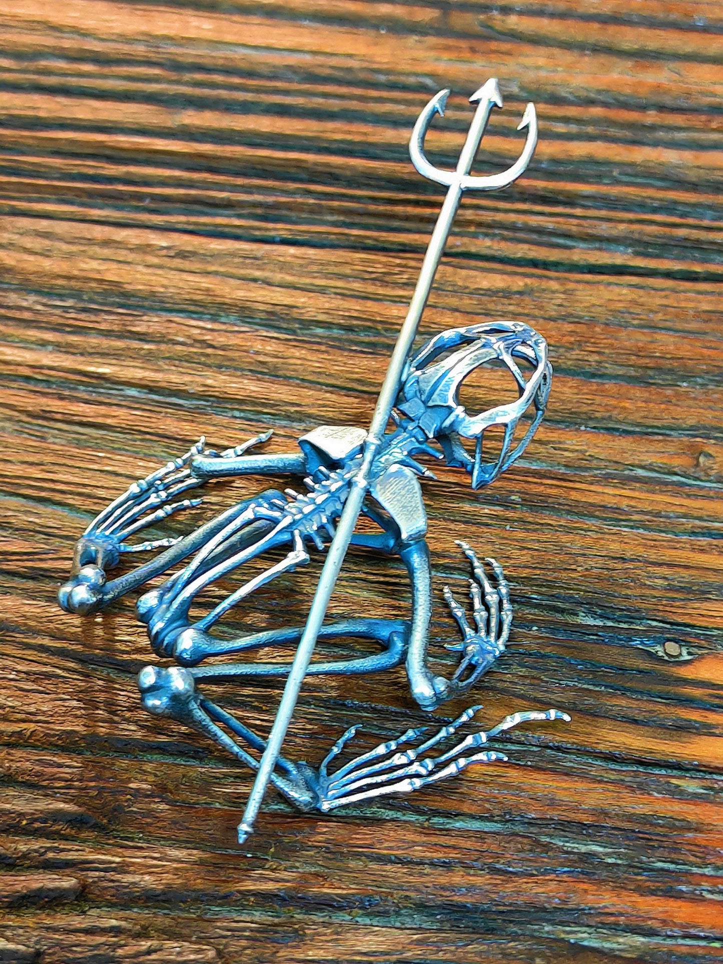 Frog Skeleton Silver Statue Tartaria Onlinestore
