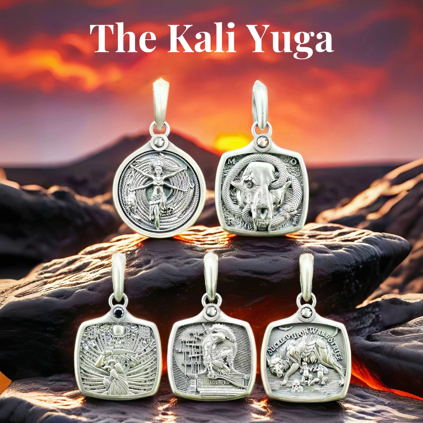 The Kali Yuga Series Pendant Set (Item No. KYPNFT)
