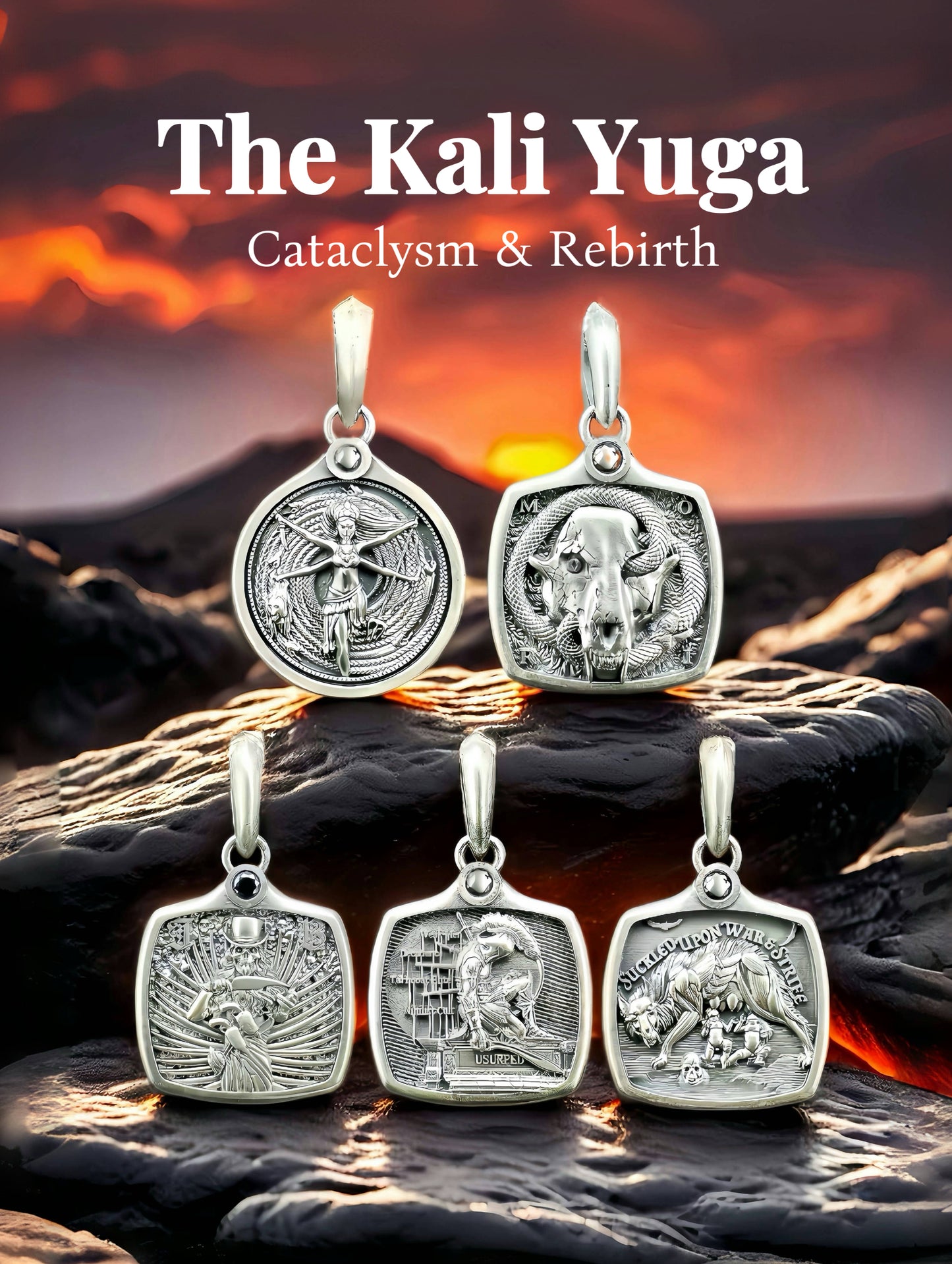 The Kali Yuga Series Pendant Set (Item No. KYPNFT)