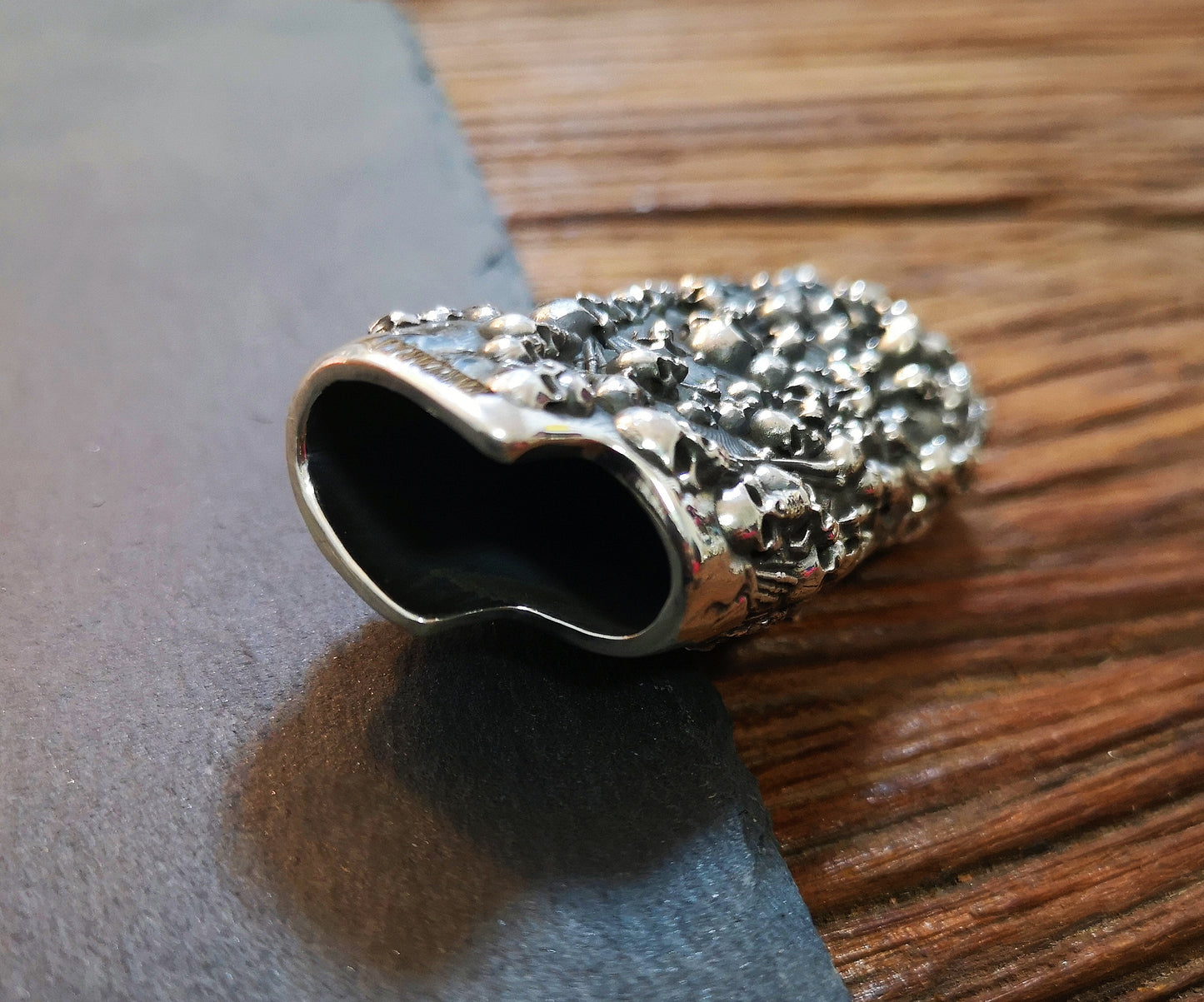 Gothic Burial Skull Silver Lighter Case (Item No. L0003) Tartaria Onlinestore