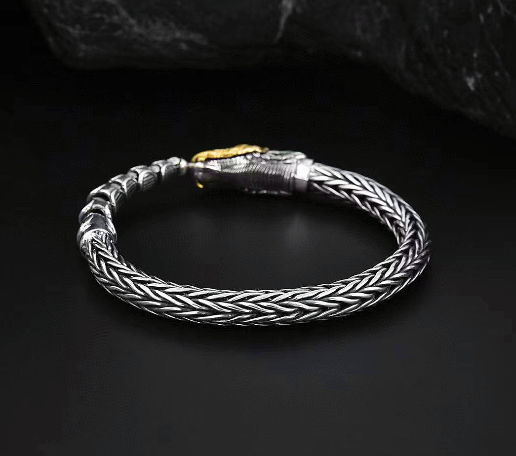 Braided Silver Chain (Item No.B0631）