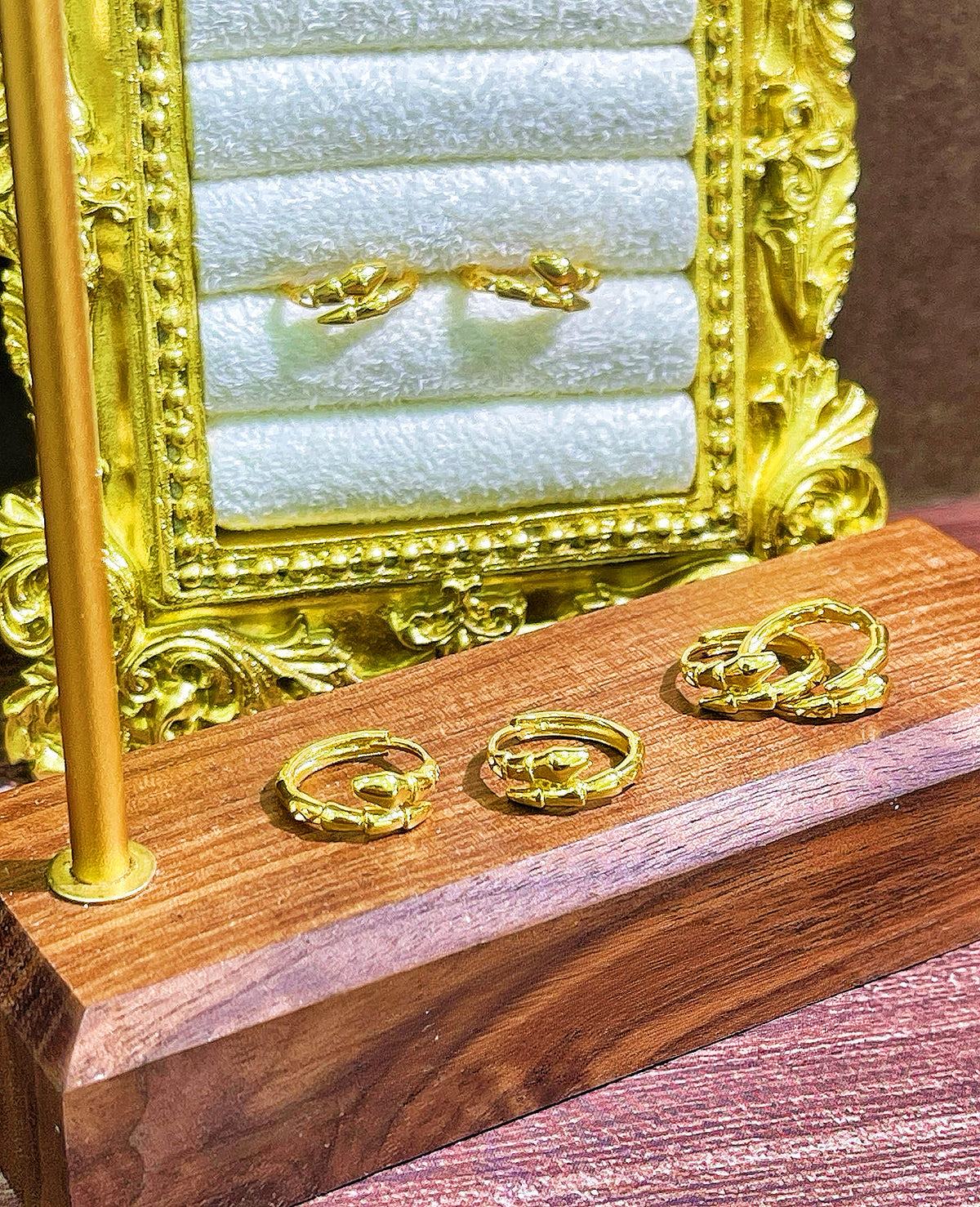 Snake 18k Gold Earring (Item No. SJER012）