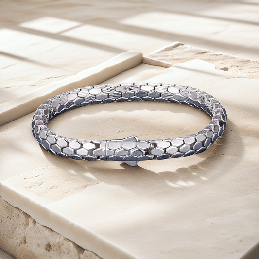 Classic Platinum Gold Bracelet (Item No. GB0036)