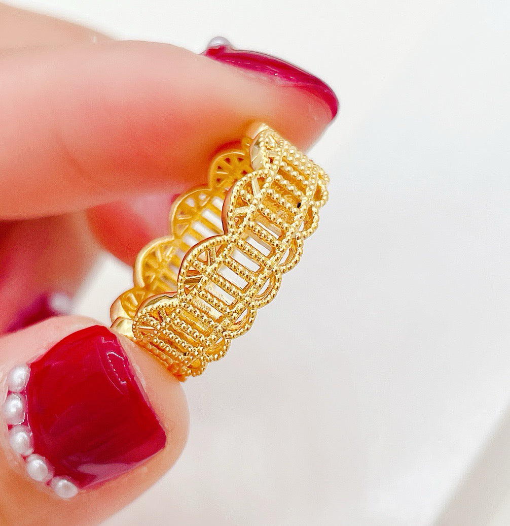 Classic 18k Gold Ring (Item No. HFR039）