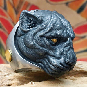 Panther Silver Ring (Item No. R0101)