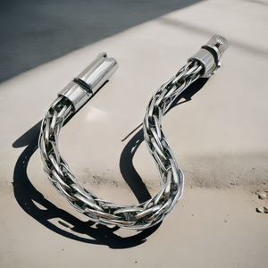 Braided Silver Bracelet (Item No. B0663）