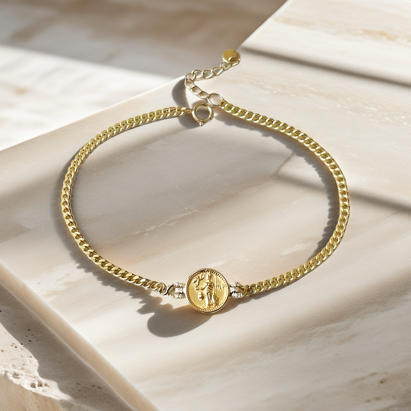 Athena 18k Gold Diamond Crystal Opal Bracelet (Item No. VT125）