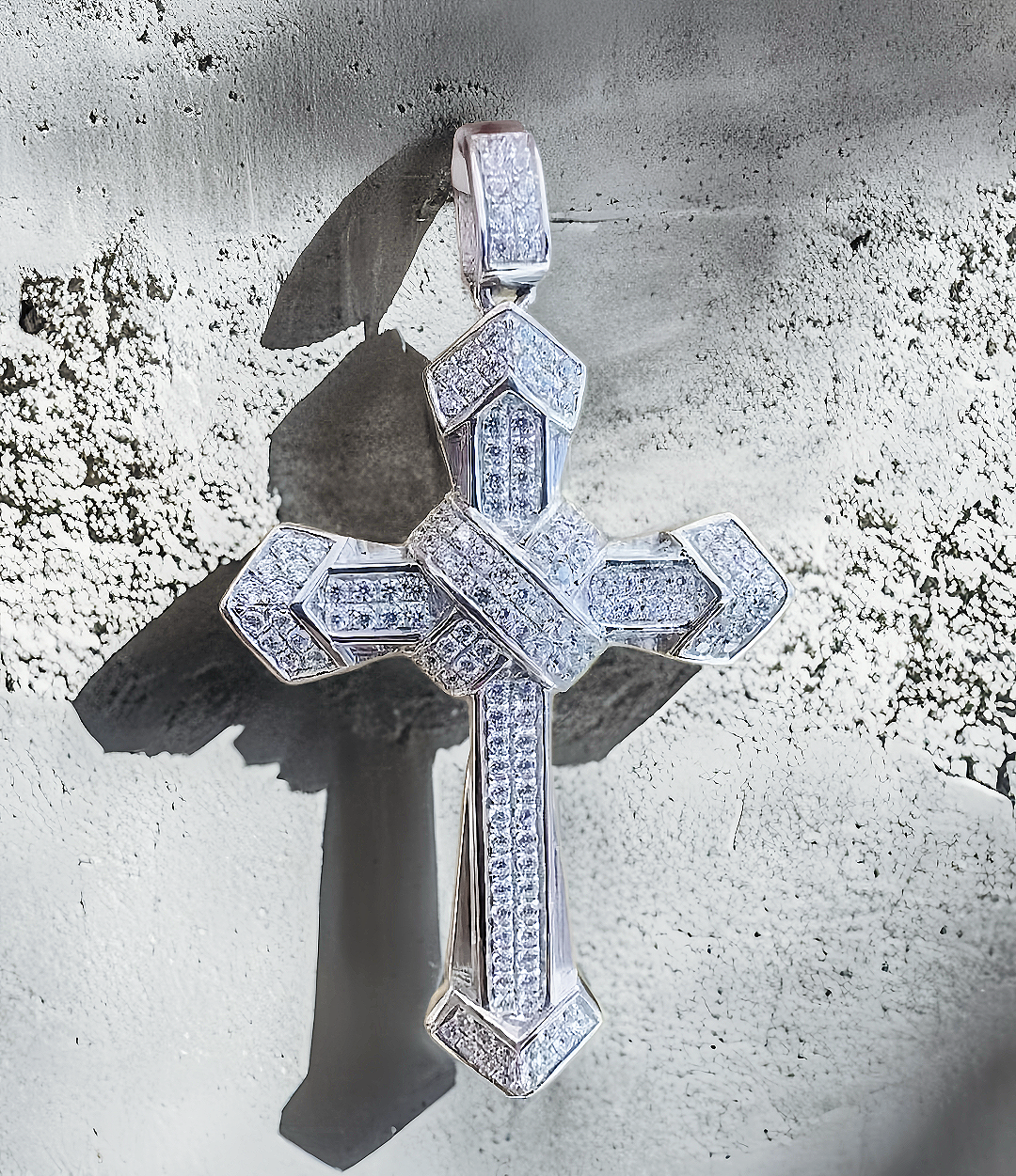 Cross Platinum Gold Pendant (Item No. GP004）