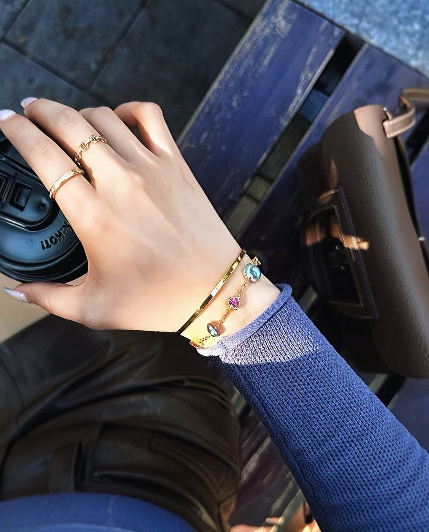 Vintage 18k Gold Diamond Bracelet (Item No. VT124）