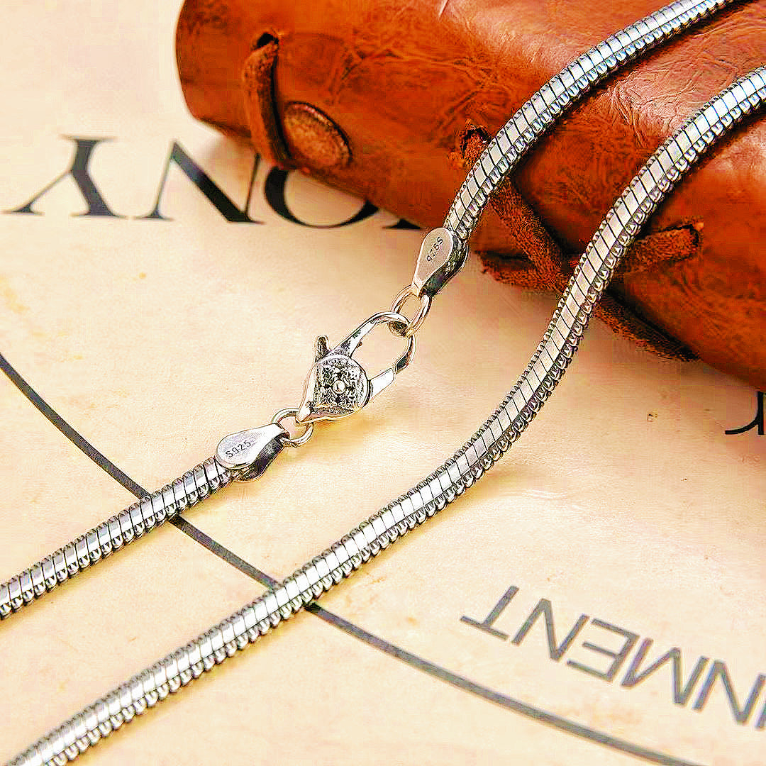 Classic Silver Necklace Chain (Item No. N0076) Tartaria Onlinestore