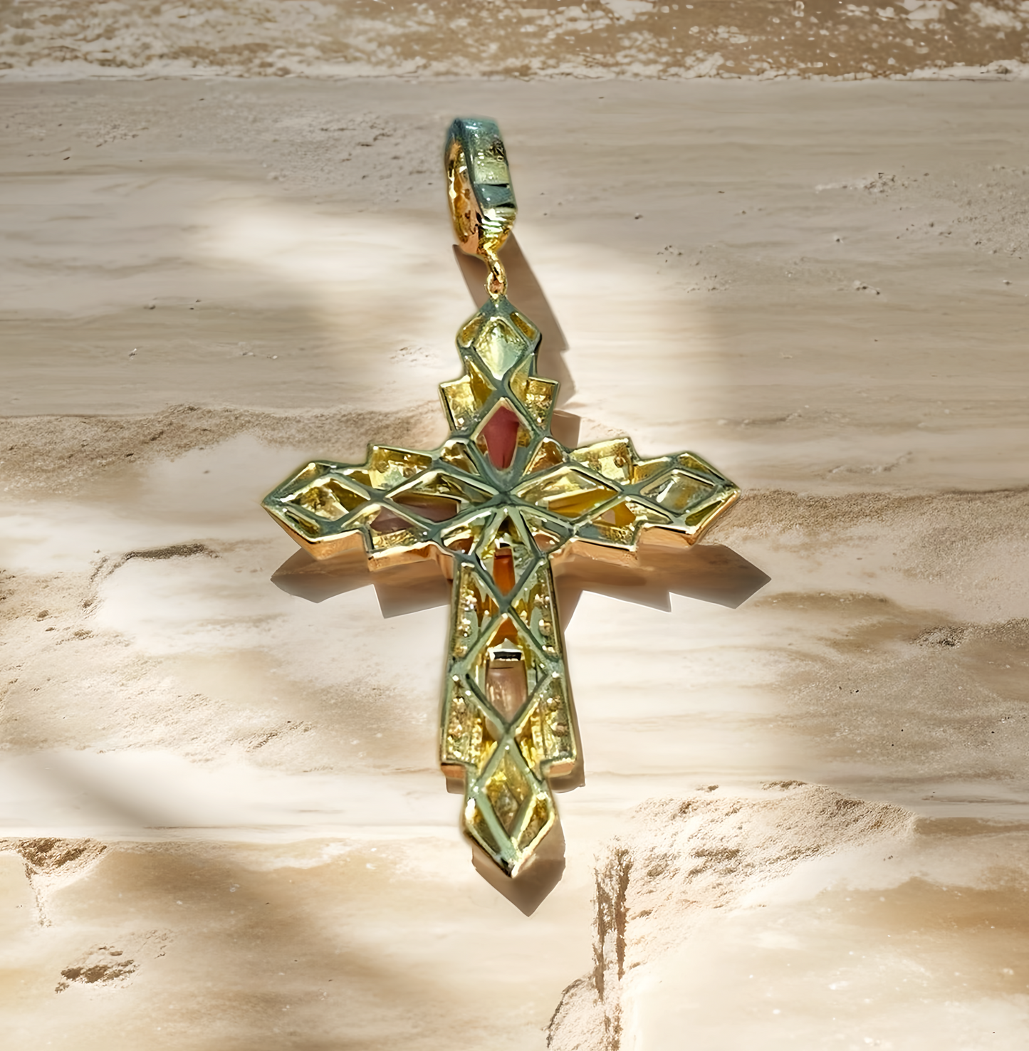 Vintage 18k Gold Diamond Pendant (Item No. VT166）