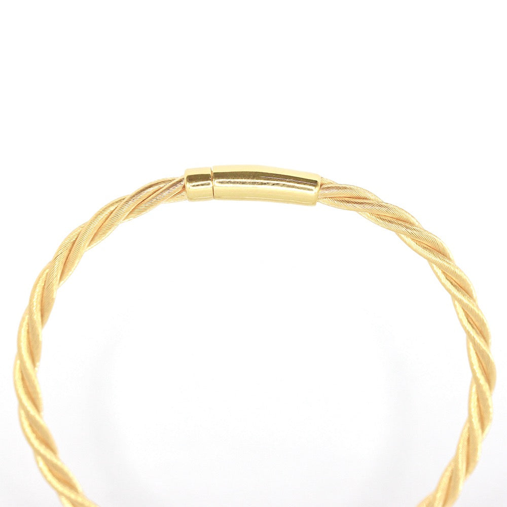 Twisted 18K Gold Bracelet (Item No. SH101CB)