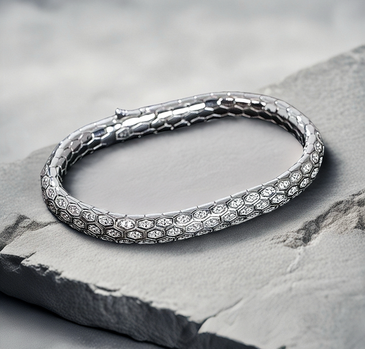 Fashion Silver Bracelet (Item No. B0698）