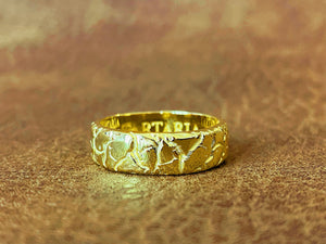 9k/14k/18k Gold Ring (Item No. GR0007） Tartaria Onlinestore