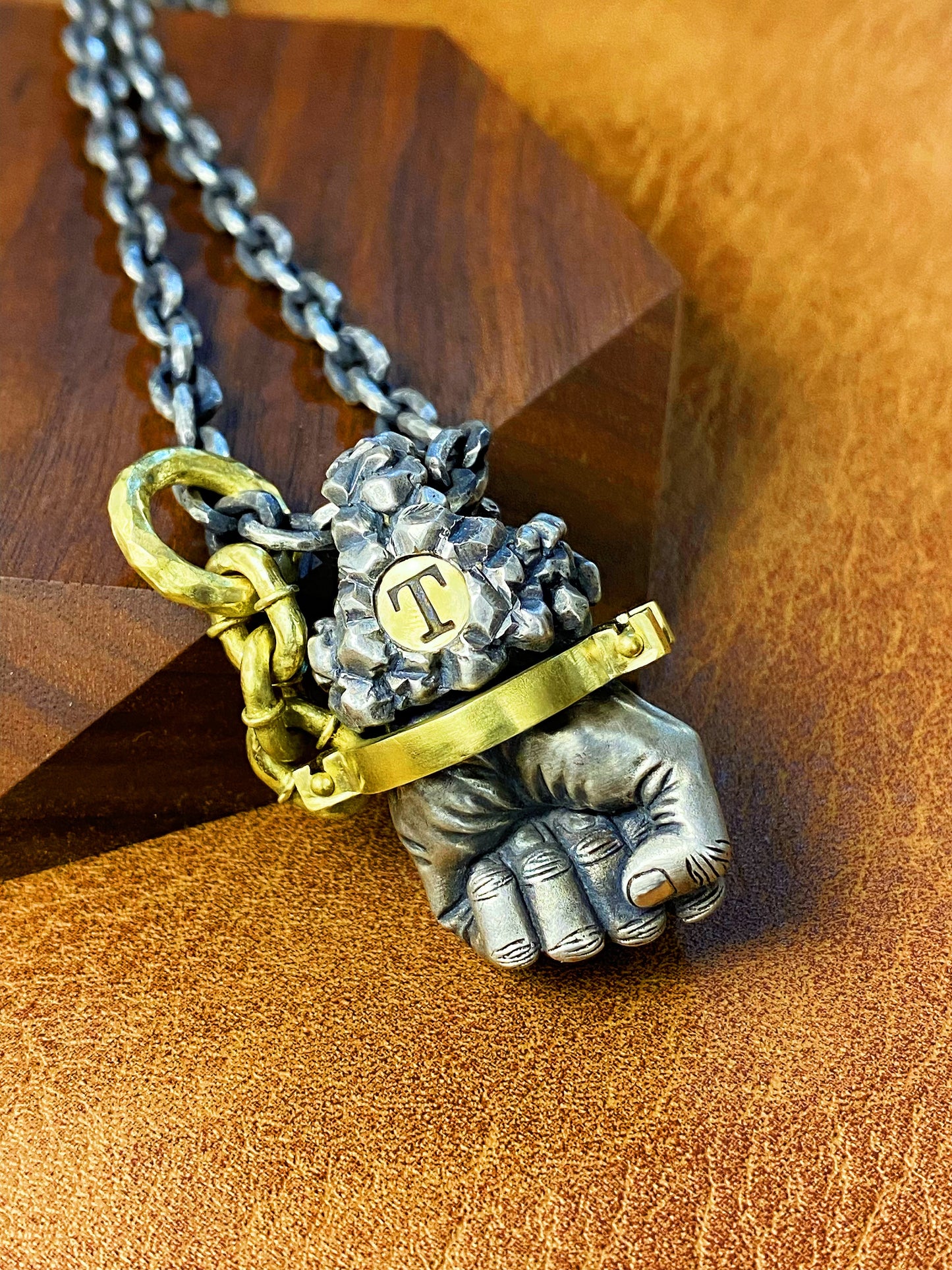 Power Fist Destiny Silver Pendant Tartaria Onlinestore