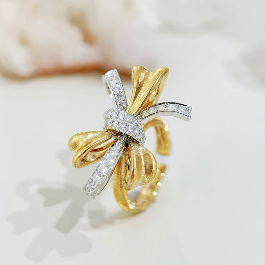Butterfly 18k Gold Diamond Ring (Item No. VT479）