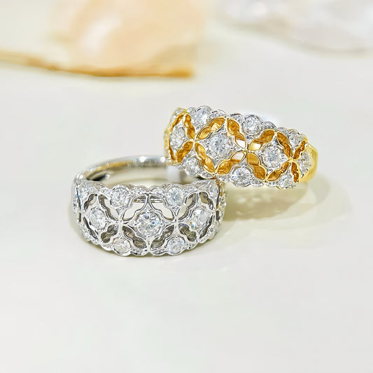 Vintage 18k Gold Diamond Ring (Item No. VT (Item No. VT 282)