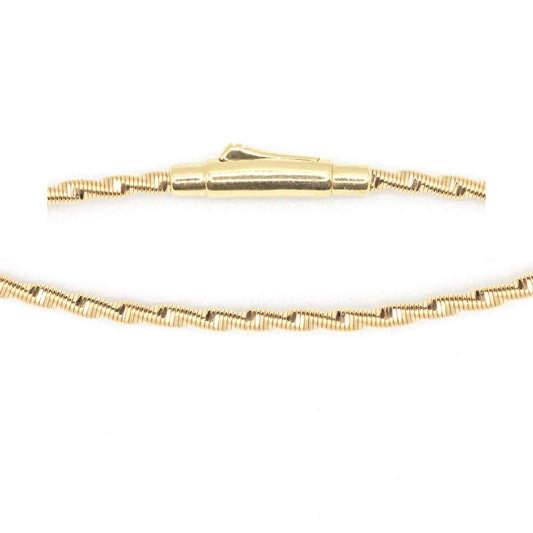 Twisted 18k Gold Necklace (Item No. DG012CN）